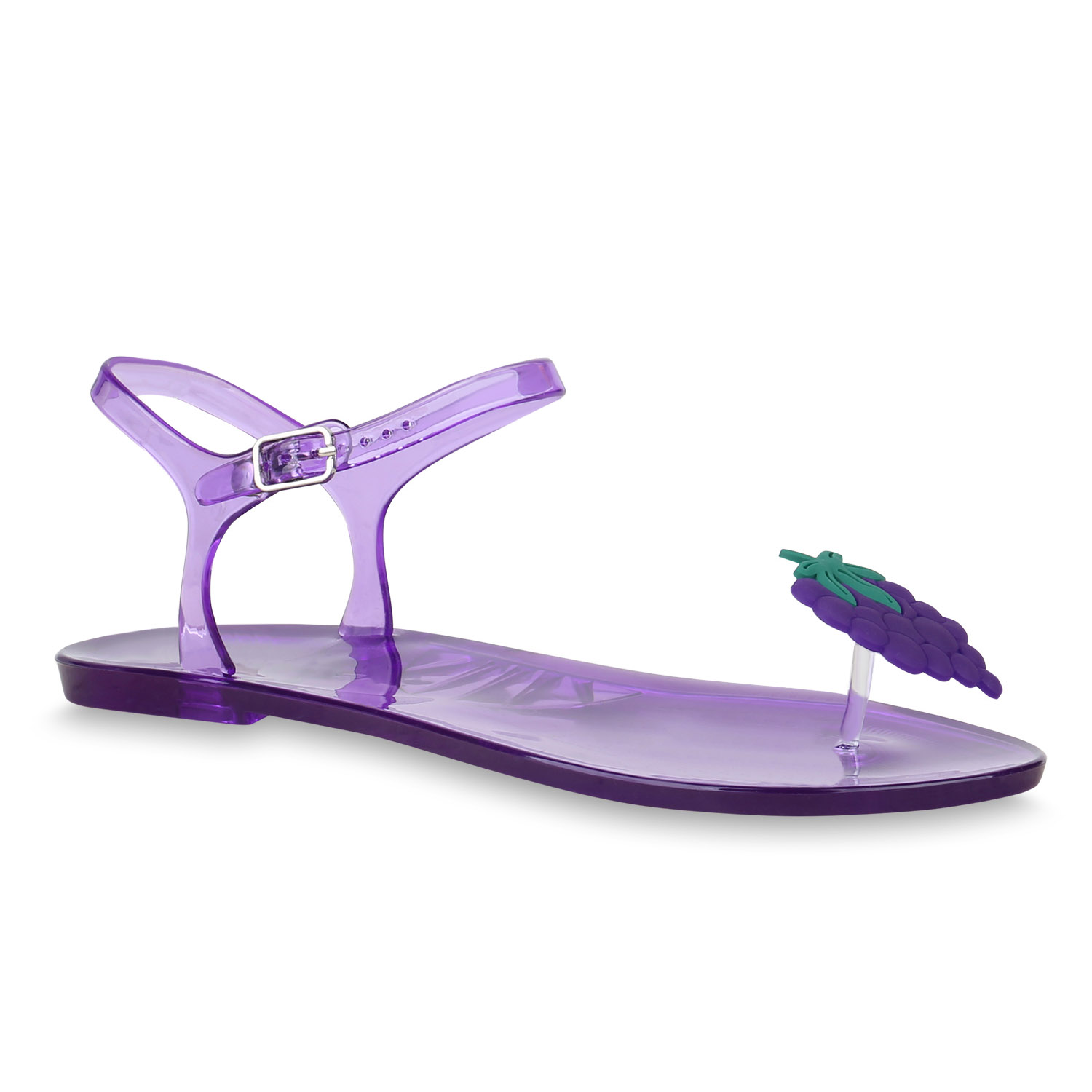 Damen Sandalen Zehentrenner Transparente Badeschuhe Flats Lack 830097 Trendy Neu